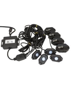 QUAKE LED 4PACK RGB ROCK LIGHTS W/BT