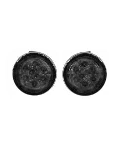Quake LED QTE675 Smoke LED Parking Lamps for 07-18 Jeep Wrangler JK