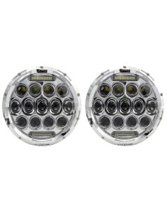 QUAKE LED RGB CHR HEADLIGHTS JK CJ TJ