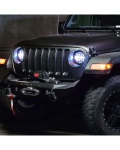 Quake LED QTE903 RGB LED Headlights for 18-20 Jeep Wrangler JL & Gladiator JT