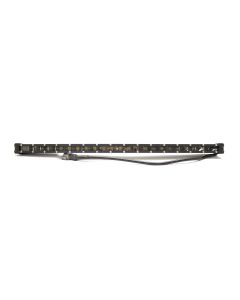 26in 5w LoPro Ultra Slim LED Light Bar with Amber Marker - Running Light Function 120w - Includes Rocker Switch Harness