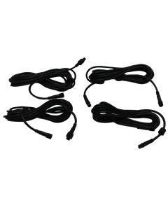 4-Pack of 9ft (2.7 meters) Extension Cable for RGBW Smart Rock Light Kits - 5-Wire Plug N Play - No Cutting Required