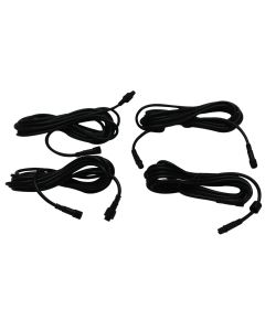 4-Pack of 9ft (2.7 meters) Extension Cable for RGBW Smart Rock Light Kits - 5-Wire Plug N Play - No Cutting Required
