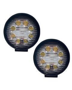 Street Series 4in Round High-Powered LED 27W / 1755LM (Pair)