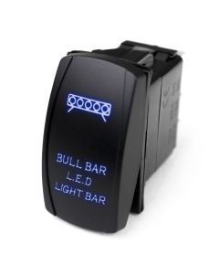 LED Rocker Switch w/ Blue LED Radiance (Bull Bar LED Light Bar)