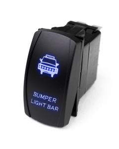 LED Rocker Switch w/ Blue LED Radiance (Bumper Light Bar)