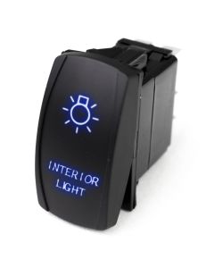 LED Rocker Switch w/ Blue LED Radiance (Interior Lights)