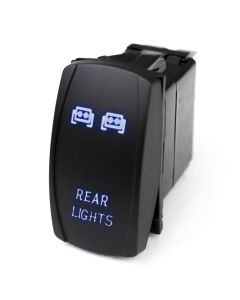 LED Rocker Switch w/ Blue LED Radiance (Rear Lights)