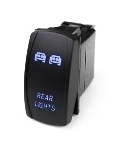 LED Rocker Switch w/ Blue LED Radiance (Rear Lights)