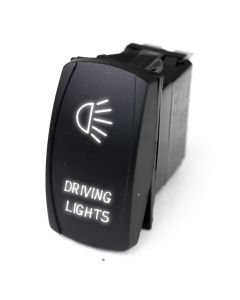 LED Rocker Switch w/ White LED Radiance (Driving Lights)