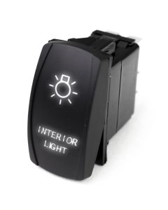LED Rocker Switch w/ White LED Radiance (Interior Lights)