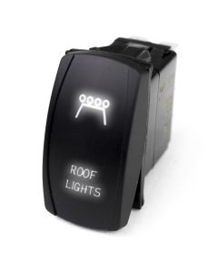 LED Rocker Switch w/ White LED Radiance (Roof Lights)