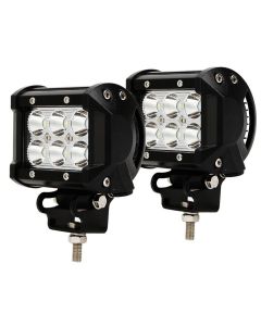 Race Sport Lighting RS6L18WPR Street Series 18W 6-LED Bottom Mount LED Spot Lights 