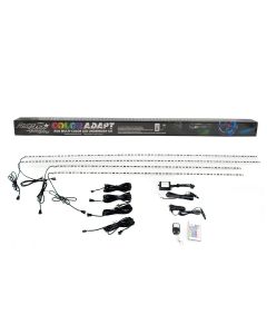 Race Sport Lighting RSUKIT ColorADAPT Adaptive RGB LED Aluminum Solid Underbody Kit with Key Card RGB Remote