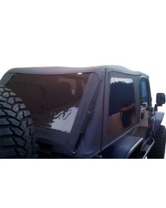 Rampage Products 106635 Frameless Complete Trail Top in Black Diamond for 04-06 Jeep Wrangler Unlimited TJ
