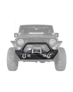 Reaper Off-Road  Immortal F1 Stainless Steel Front Stubby Bumper for 07-24 Jeep Wrangler JK, JL, & Gladiator JT