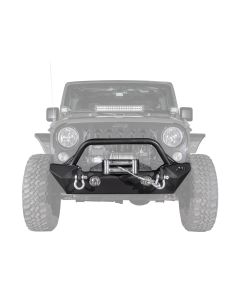 Reaper Off-Road  Immortal F1 Stainless Steel Front Stubby Bumper for 07-24 Jeep Wrangler JK, JL, & Gladiator JT