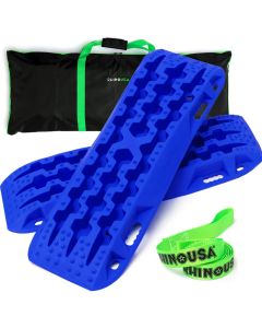RHINO USA RECOVERY TRACTION BOARDS - BLUE (PAIR)
