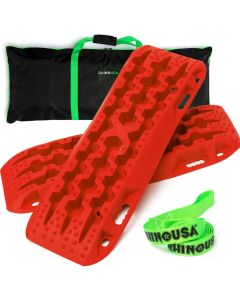 RHINO USA RECOVERY TRACTION BOARDS - RED (PAIR)