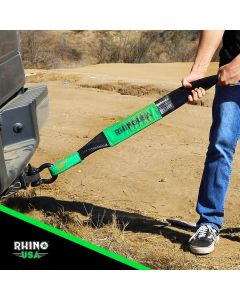 Rhino USA  Tow Strap & Shackle Hitch Receiver Combo 