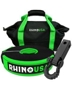RHINO USA 30' TOW STRAP/HITCH COMBO