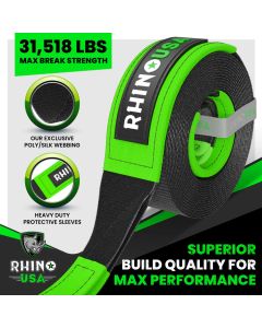 Rhino USA  3" Ultimate Recovery Tow Strap 