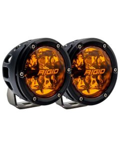 Rigid - 360-SERIES 4 INCH LED SAE FOG BEAM AMBER PRO | PAIR