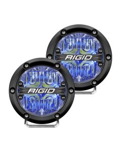 RIGID 360 4IN DRIVING LIGHT PAIR BLUE