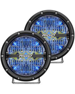 RIGID 360 6IN DRVING LIGHT PAIR BLUE