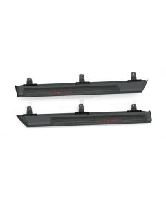Road Armor 518STP4B Stealth Running Board Step for 18-22 Jeep Wrangler JL Unlimited 4-Door