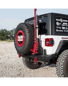 Road Armor 518RTCHLMB Stealth Rear Hi-Lift Jack Mount for 07-20 Jeep Wrangler JK & JL with Stealth Rear Bumper & Tire Carrier