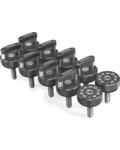 Jeep LJ Hard Top Thumb Screw  (8 Pc Set) -Gun Metal Grey