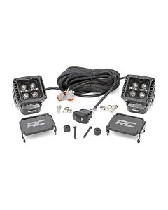 RC 2IN LED BLK/WHT W/ EZ MOUNT JL/JT
