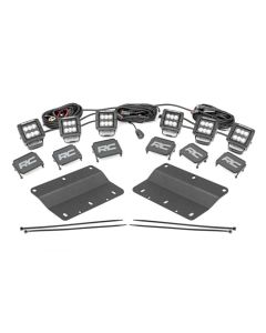 Rough Country  Triple LED Fog Light Kit for 21-23 Ford Bronco