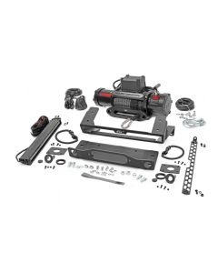 High Winch Mount | All Models | 9500S | 20 Inch Black Single Row LED | Ford Bronco 4wd (2021-2022