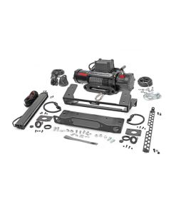 High Winch Mount | All Models | 9500S | 20 Inch Black Single Row LED | Ford Bronco 4wd (2021-2022