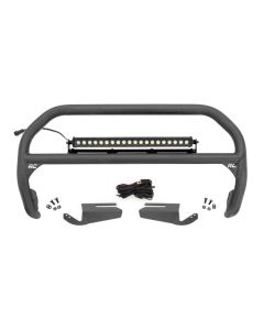 Nudge Bar | 20 Inch Black Single Row LED | OE Modular Steel | Ford Bronco 4WD (21-22)