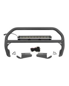 Nudge Bar | 20 Inch BLK DRL Single Row LED | OE Modular Steel | Ford Bronco 4WD (21-22)
