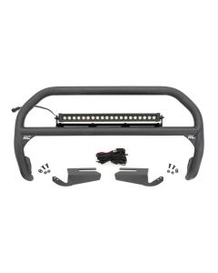 Nudge Bar | 20 Inch BLK DRL Single Row LED | OE Modular Steel | Ford Bronco 4WD (21-22)