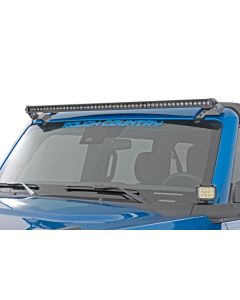 LED Light | Upper Windshield | 50" Black Single Row | Ford Bronco (21-22)