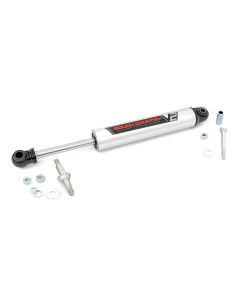 Rough Country 8731770 V2 Steering Stabilizer for 84-06 Jeep Wrangler YJ, TJ, Cherokee XJ, Grand Cherokee ZJ & WJ