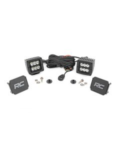 LED Light | Ditch Mount | 2" Black Pair | Spot Pattern | Ford Bronco (21-22)