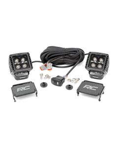 LED Light | Ditch Mount | 2" Black Pair | White DRL | Ford Bronco (21-22)