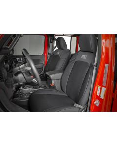 Rough Country  Front & Rear Neoprene Seat Covers for 20-22 Jeep Gladiator JT