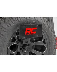 Rough Country 10541 License Plate Adapter for 07-18 Jeep Wrangler JK