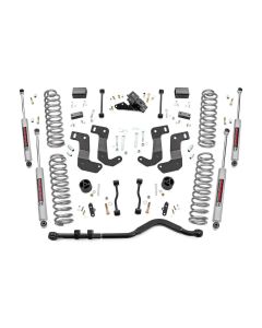 Rough Country  3.5in Suspension Lift Kit with Control Arm Drop for 21-24 Jeep Wrangler JL Unlimited 4xe