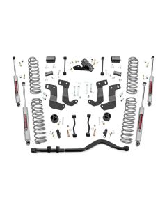 Rough Country  3.5in Suspension Lift Kit with Control Arm Drop for 21-24 Jeep Wrangler JL Unlimited 4xe