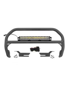 Nudge Bar | 20 Inch Chrome Single Row LED | Ford Bronco 4WD (21-22)