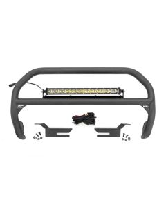 Nudge Bar | 20 Inch Chrome Single Row LED | Ford Bronco 4WD (21-22)