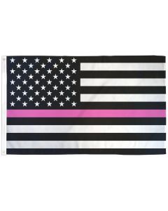ROX 3X5FT USA FLAG PINK STRIPE